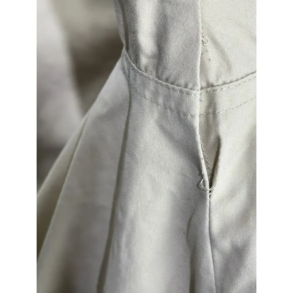Vintage Burberrys Harrington Jacket Tan 150A Small Embroidered Logo Parka Coat
